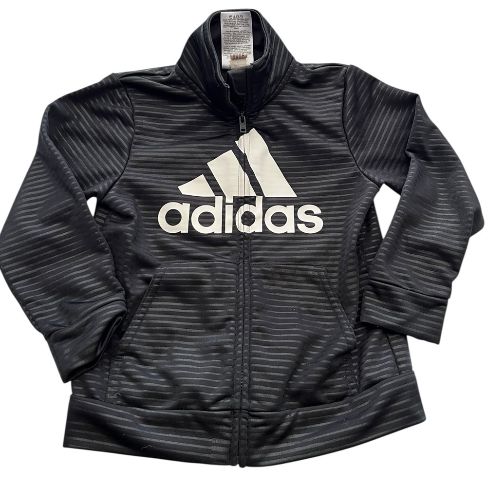 Adidas Kids Black Performance Jacket